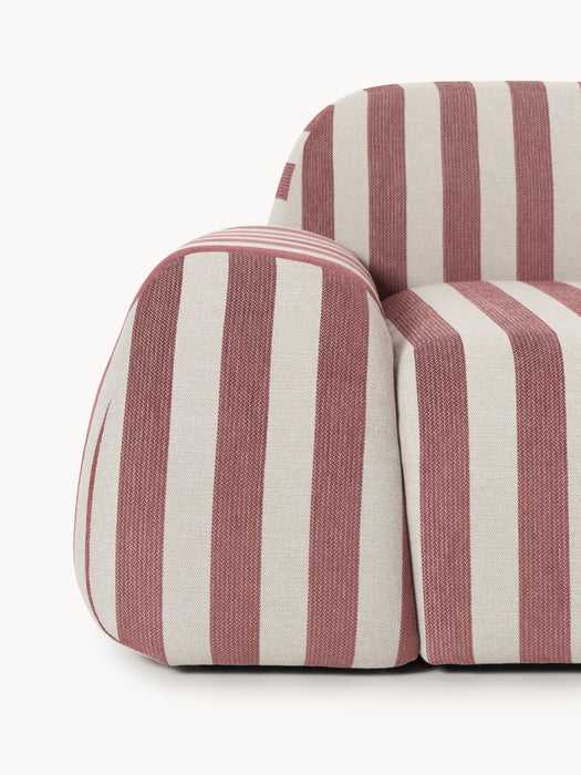 Modular Striped Sofa Wolke 3-seater
