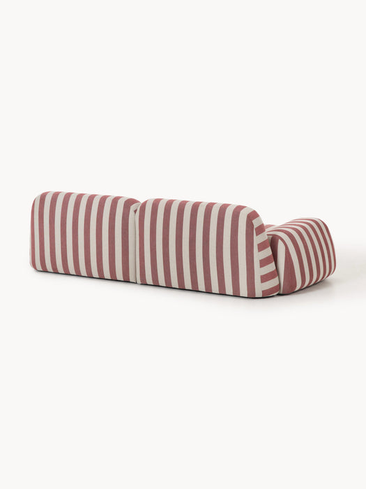 Modular Striped Sofa Wolke 3-seater