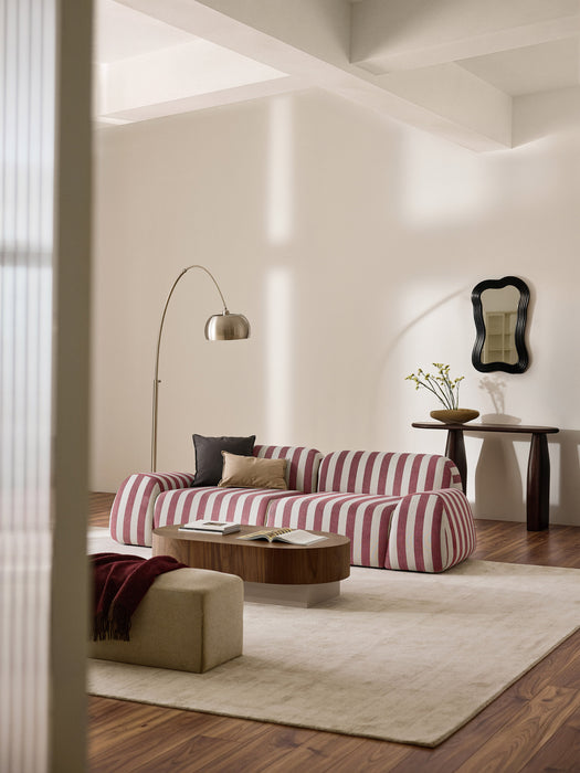 Modular Striped Sofa Wolke 3-seater