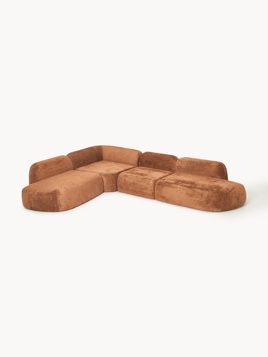 Wolke XL Modular Teddy BouclÃ© Corner Sofa