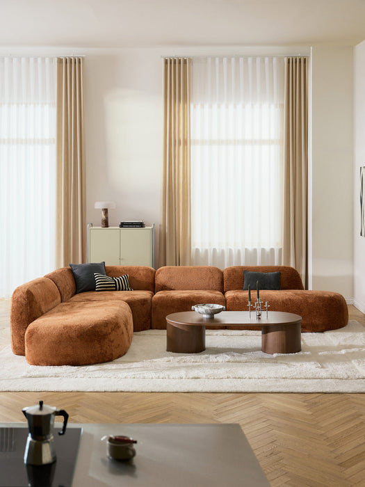 Wolke XL Modular Teddy BouclÃ© Corner Sofa