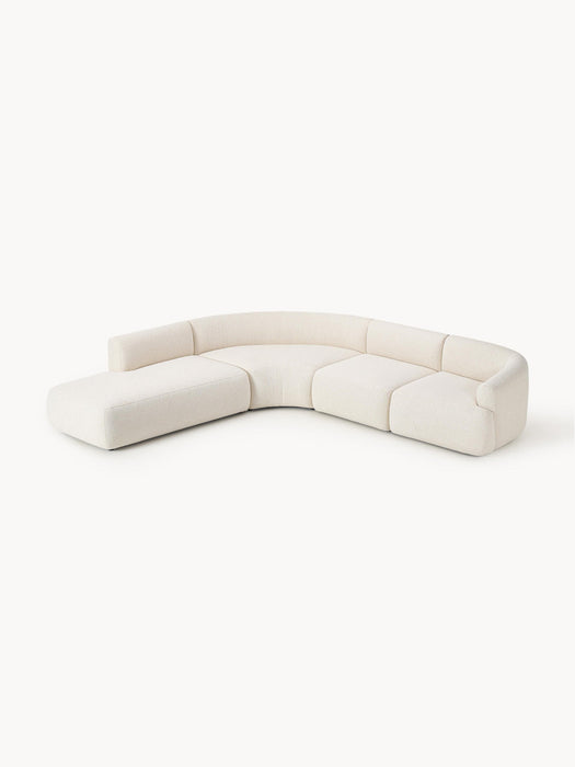 Sofia Modular Bouclé Corner Sofa (4-seater)