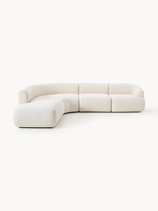 Sofia Modular Bouclé Corner Sofa (4-seater)