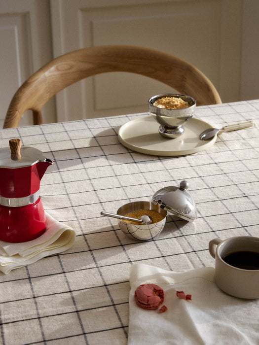 Stainless Steel Sugar Bowl Polaris with Spoon