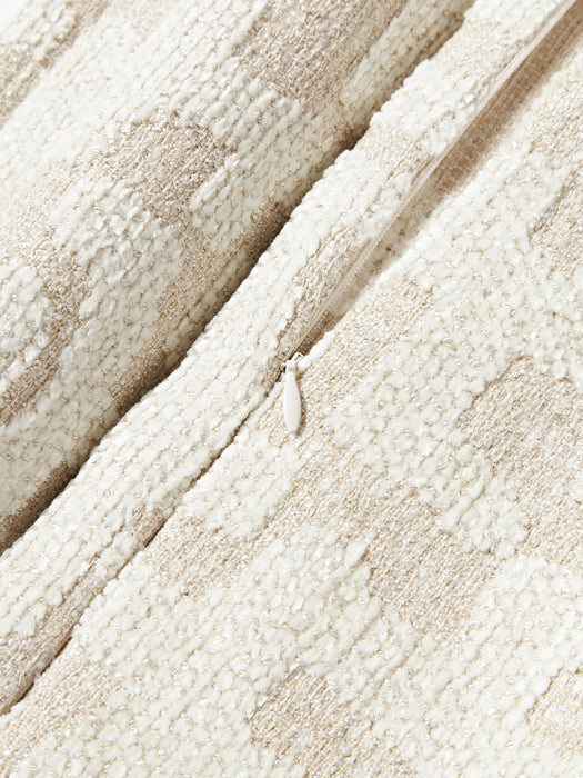 Contia Viscose Cushion with Woven Jacquard Pattern