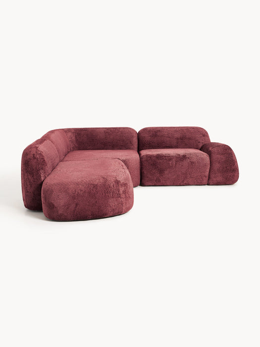 Wolke Modular Teddy Bouclé Corner Sofa (4-seater)