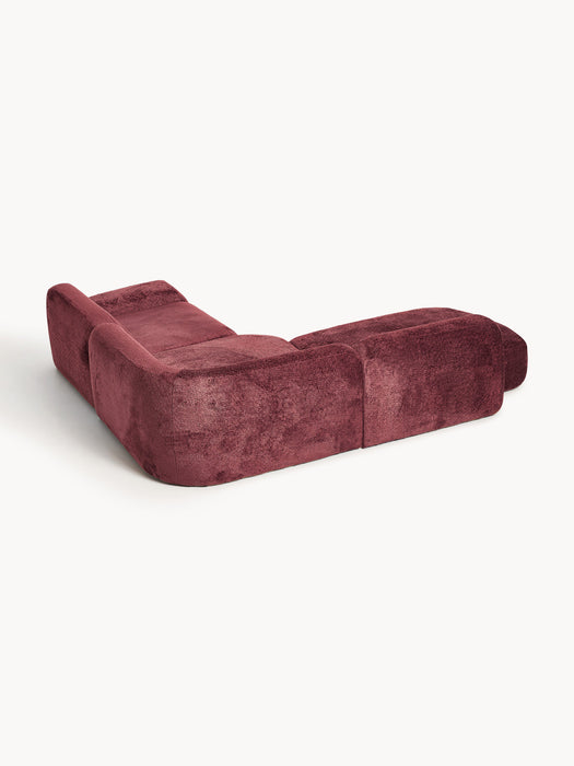 Wolke Modular Teddy Bouclé Corner Sofa (4-seater)