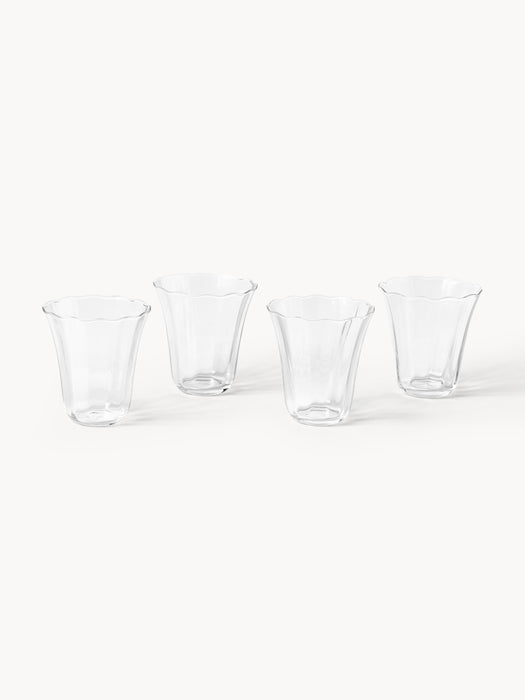 Mouth-Blown Tumblers Tulya Set of 4