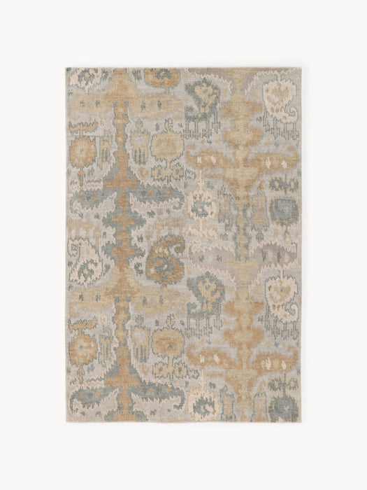 Hand-Knotted Wool Rug Amun