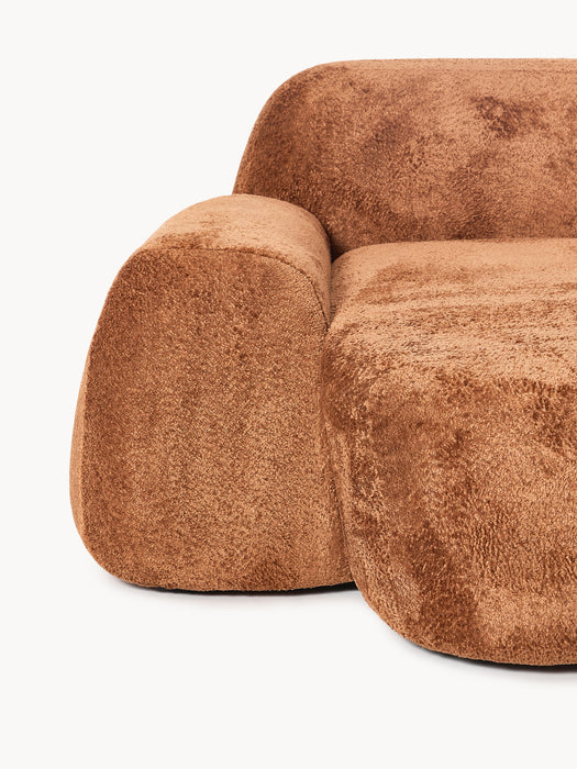 XL Teddy Boucl Lounge Chair Wolke
