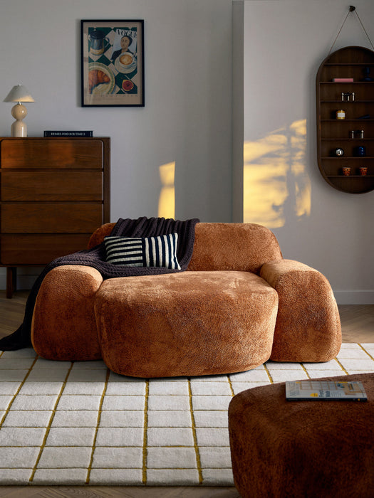 Wolke XL Teddy BouclÃ© Lounge Chair