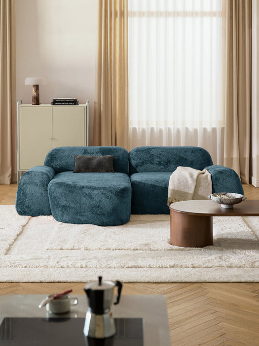 Wolke Modular Teddy Bouclé Corner Sofa (3-seater)
