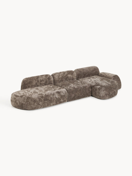 Wolke Modular Teddy Bouclé Corner Sofa (4-seater)