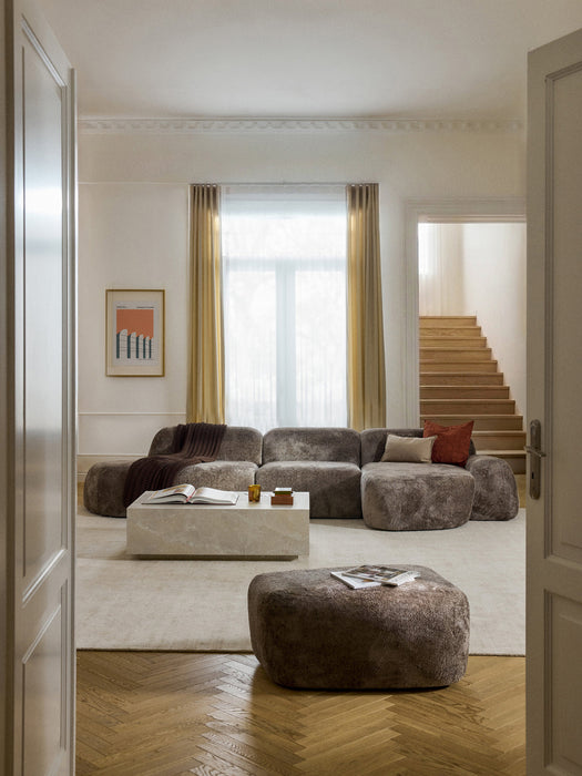 Wolke Modular Teddy Bouclé Corner Sofa (4-seater)