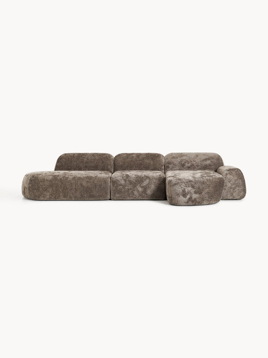 Wolke Modular Teddy Bouclé Corner Sofa (4-seater)