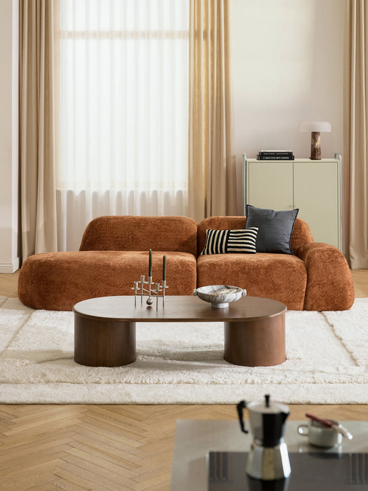 Wolke Modular Teddy Bouclé Chaise (3-seater)