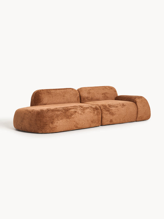 Wolke Modular Teddy Bouclé Chaise (3-seater)
