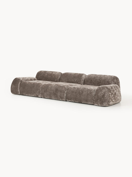 Wolke Modular Teddy Bouclé Sofa (4-seater)