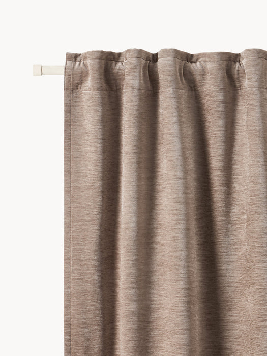 Sandra Blackout Multi-Band Curtains, Set of 2, W 130 cm