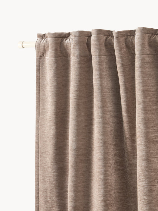 Sandra Blackout Multi-Band Curtains, Set of 2, W 130 cm