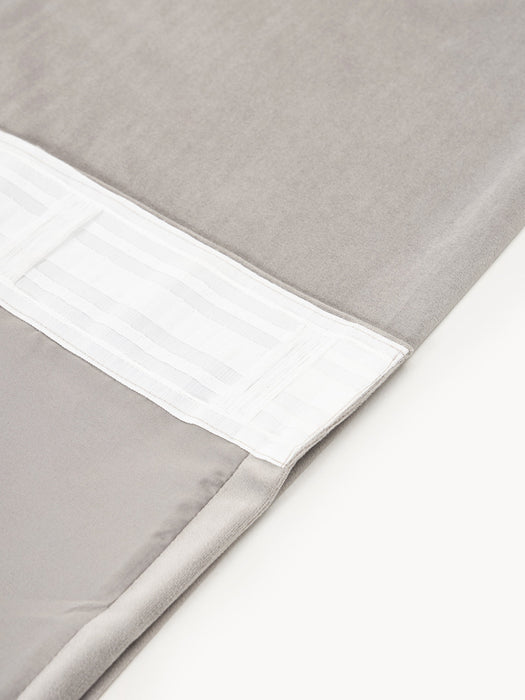 Rush Velvet Dim-Out Multi-Band Curtain, W 270 cm