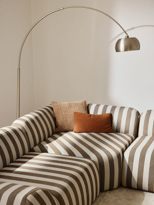 Modular Striped Corner Sofa Wolke 4-seater