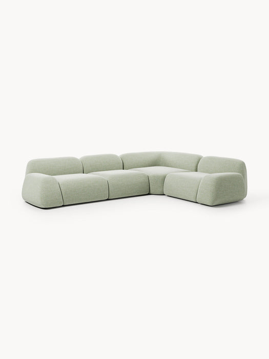 Wolke Modular Bouclé Corner Sofa (4-seater)