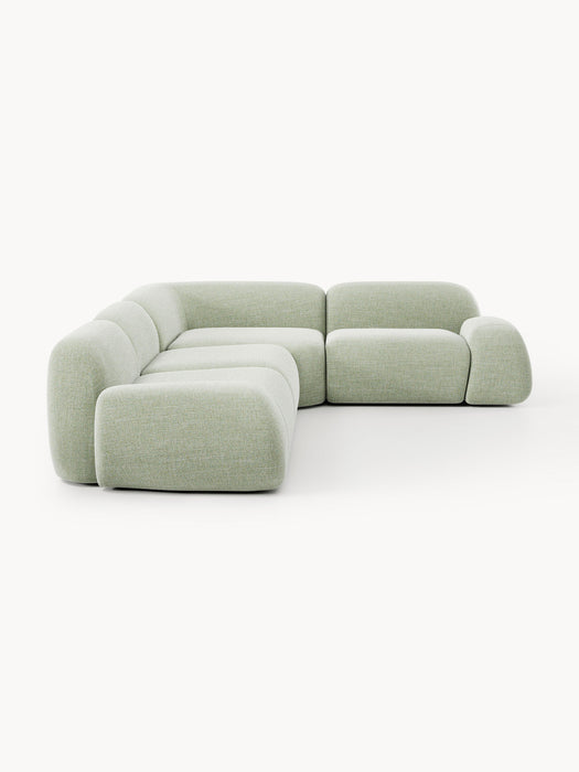 Wolke Modular Bouclé Corner Sofa (4-seater)
