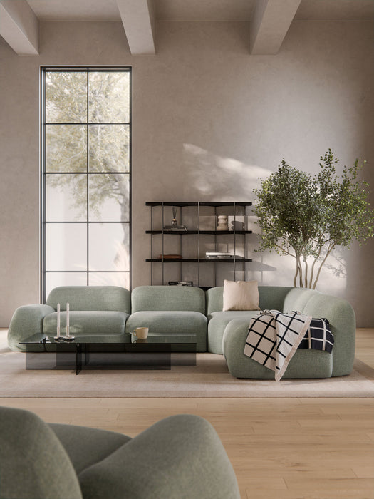 Wolke Modular Bouclé Corner Sofa (4-seater)