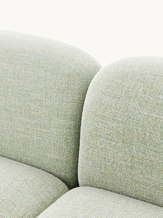 Modular Boucl Corner Sofa Wolke 4-seater