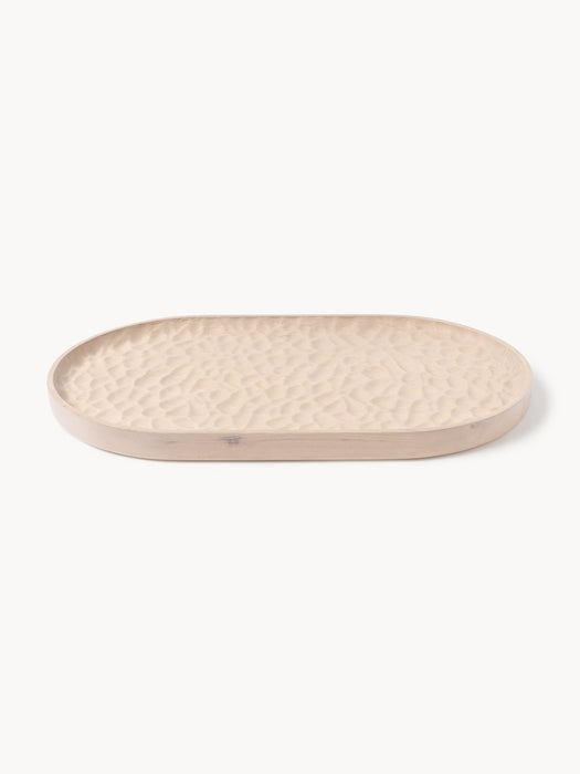 Decorative Ash Wood Tray Camila W 45 cm