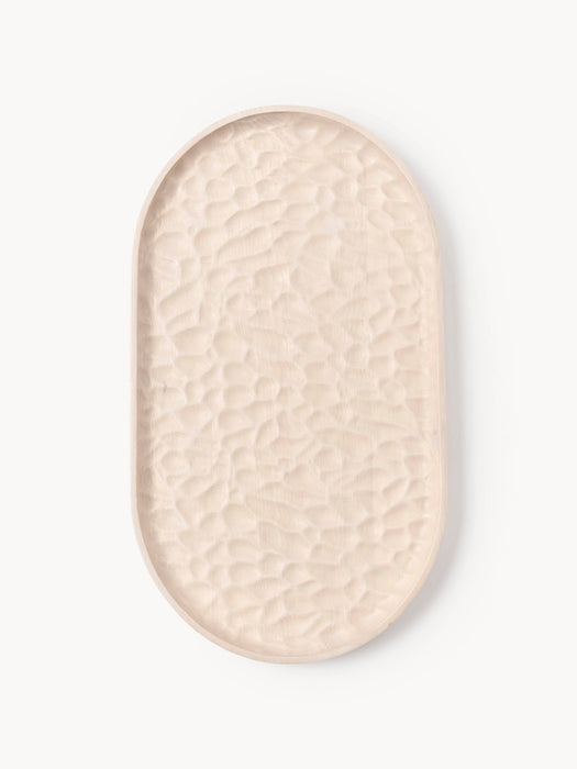 Decorative Ash Wood Tray Camila W 45 cm
