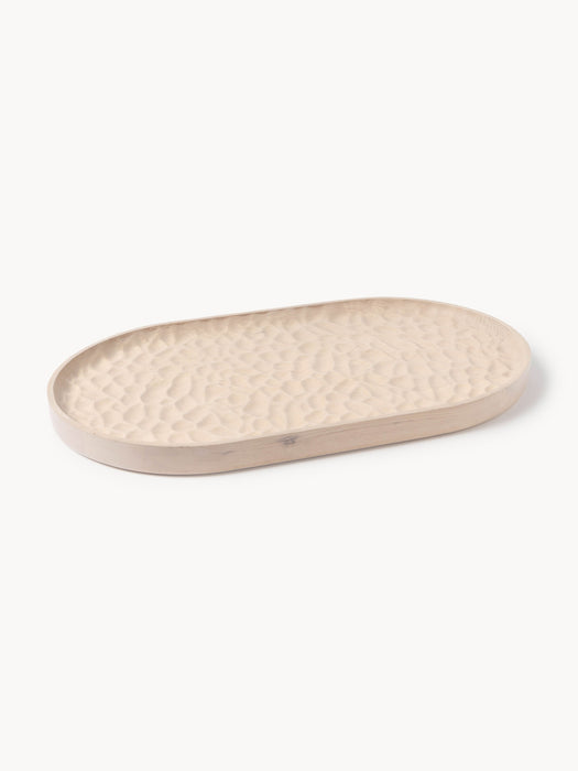 Decorative Ash Wood Tray Camila W 45 cm