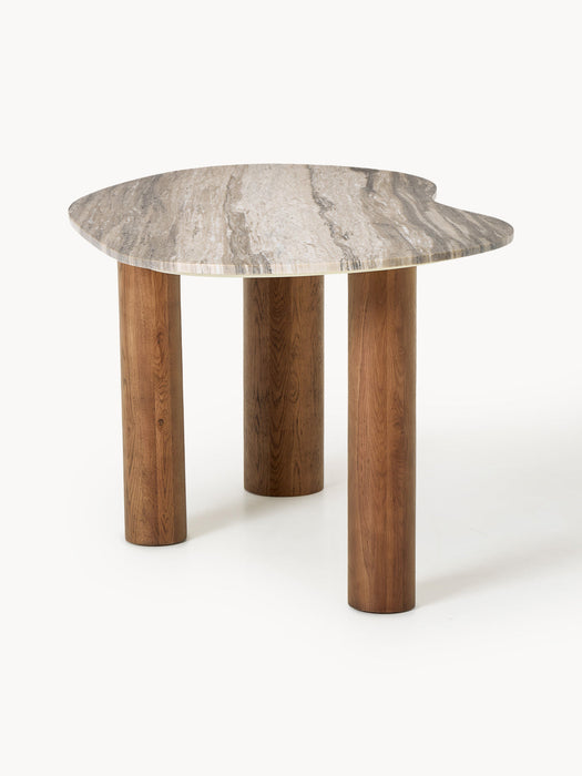 Naruto Organic-Shaped Marble Dining Table, in various sizes