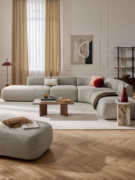 XL Modular Boucl Corner Sofa Sofia
