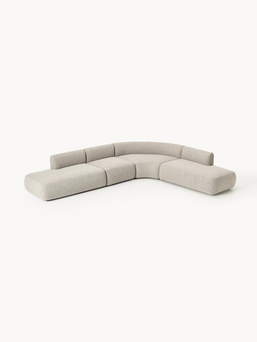 XL Modular Boucl Corner Sofa Sofia
