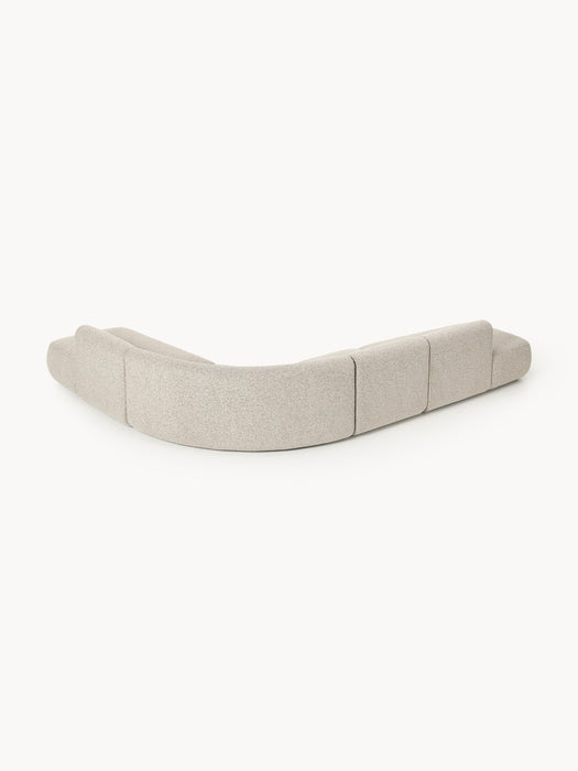 XL Modular Boucl Corner Sofa Sofia