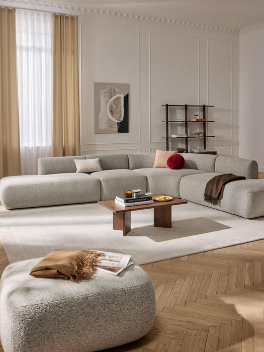 XL Modular Boucl Corner Sofa Sofia