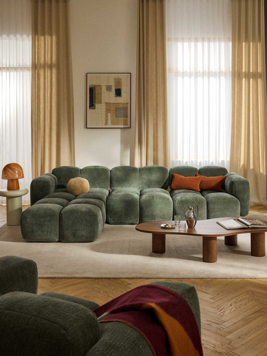 Modular Sofa Tayla 4-seater with Ottoman leftright