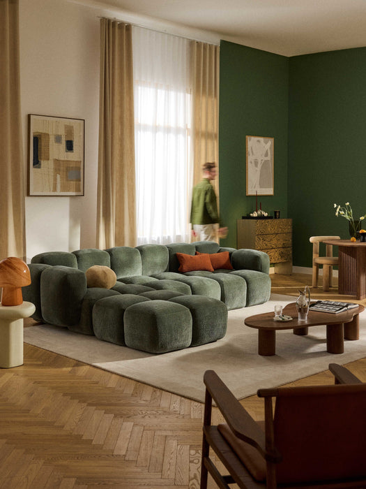 Modular Sofa Tayla 4-seater with Ottoman leftright