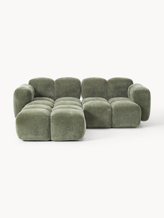 Tayla Modular Sofa (3-seater) with Ottoman (left/right)