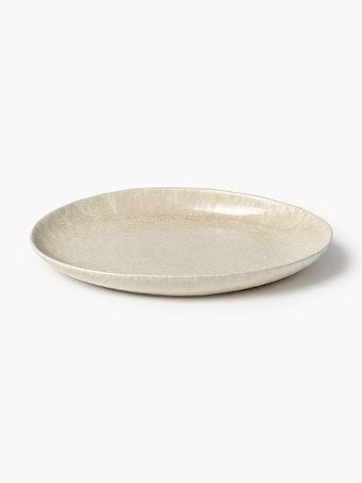 Macey Handmade Organic Shaped Dinner Plates, Set of 4