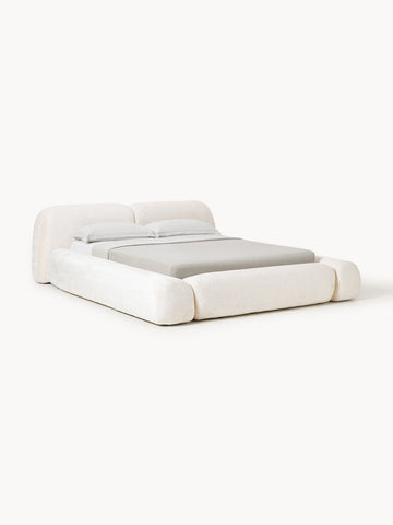 Wolke Upholstered Teddy Bouclé Bed
