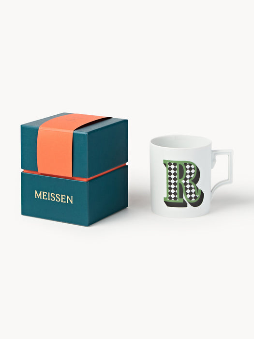 x MEISSEN Handmade Mug Initials with Decorative Motif