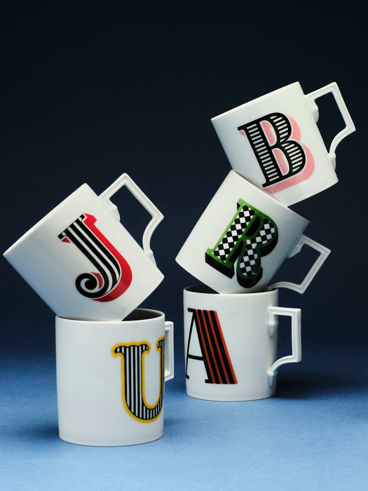 x MEISSEN Handmade Mug Initials with Decorative Motif