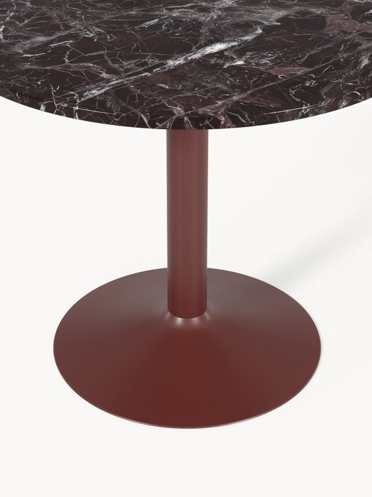 Miley Round Marble Dining Table, Ã 90 cm