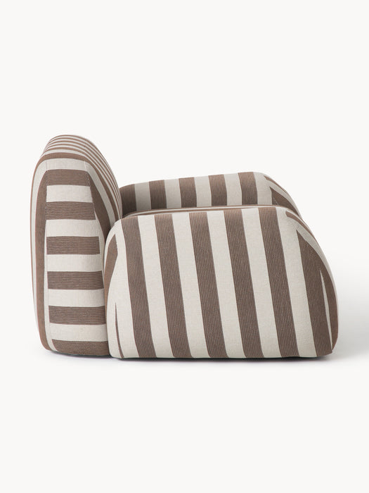 Striped Lounge Chair Wolke