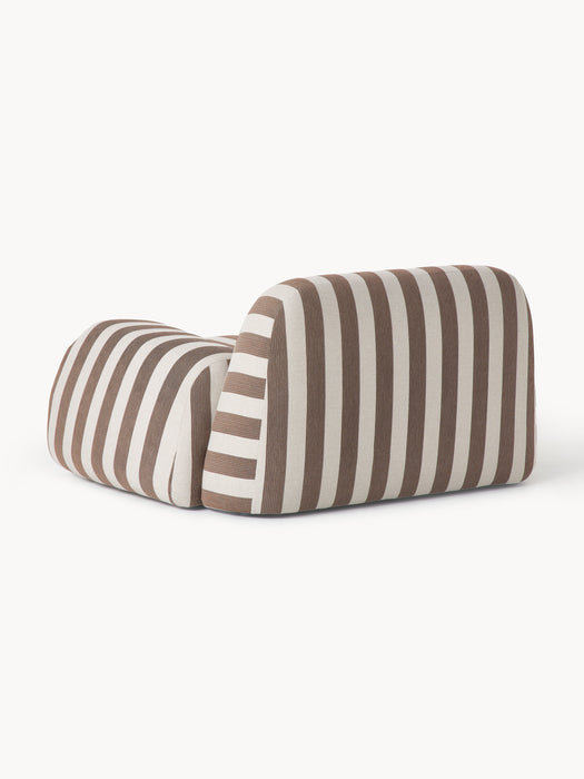 Striped Lounge Chair Wolke