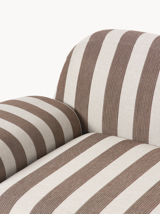 Striped Lounge Chair Wolke