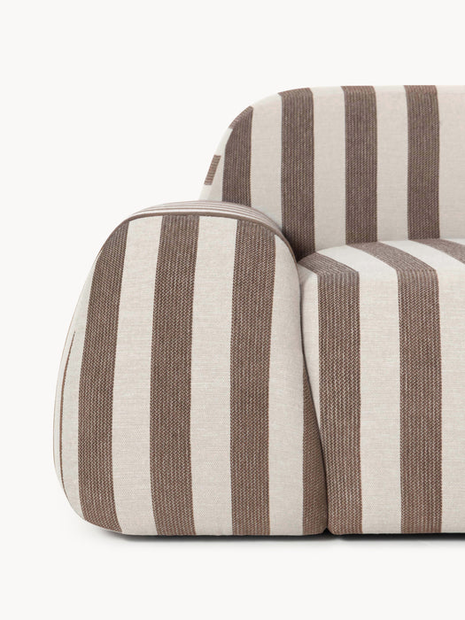 Striped Lounge Chair Wolke